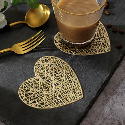 Heart Shape Drinking Coasters