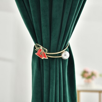 Christmas Bell Design Curtain Hooks Holder