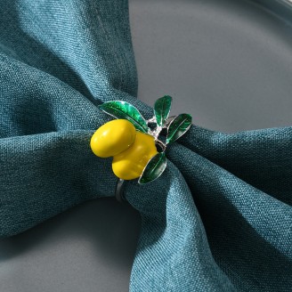 Creative Oil Dripping Lemon Napkin Ring 