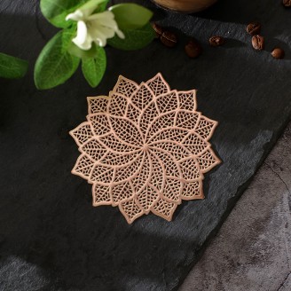 Chic Lotus Shape Coaster for Table Decor