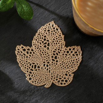 Charming Maple Leave Coaster