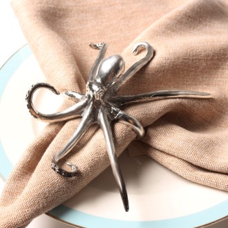 Customized Anti-Gold Octopus Napkin Ring