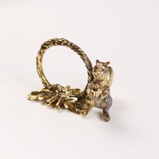 Customized Anti-Gold Squirrel Napkin Ring