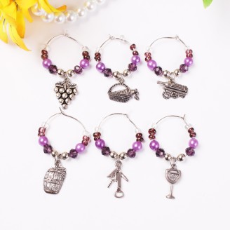 Chic Bar Element Wine Glass Charms