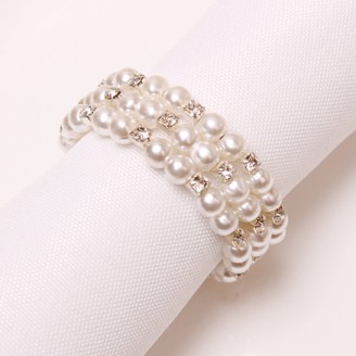 Artificial Pearl Napkin Ring